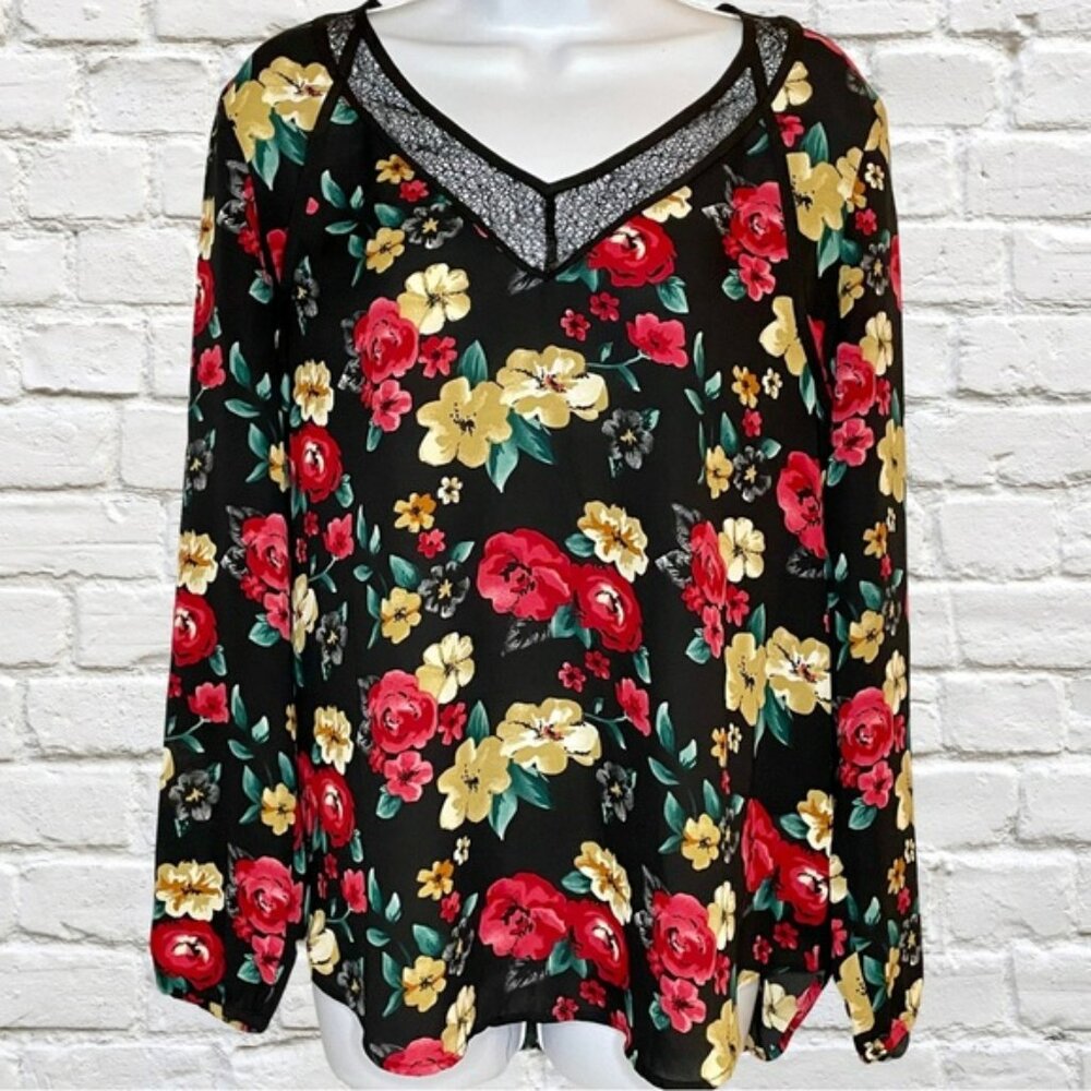 Daniel Rainn Floral Print Blouse